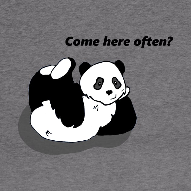 Flirty Panda Bear by deadlydelicatedesigns